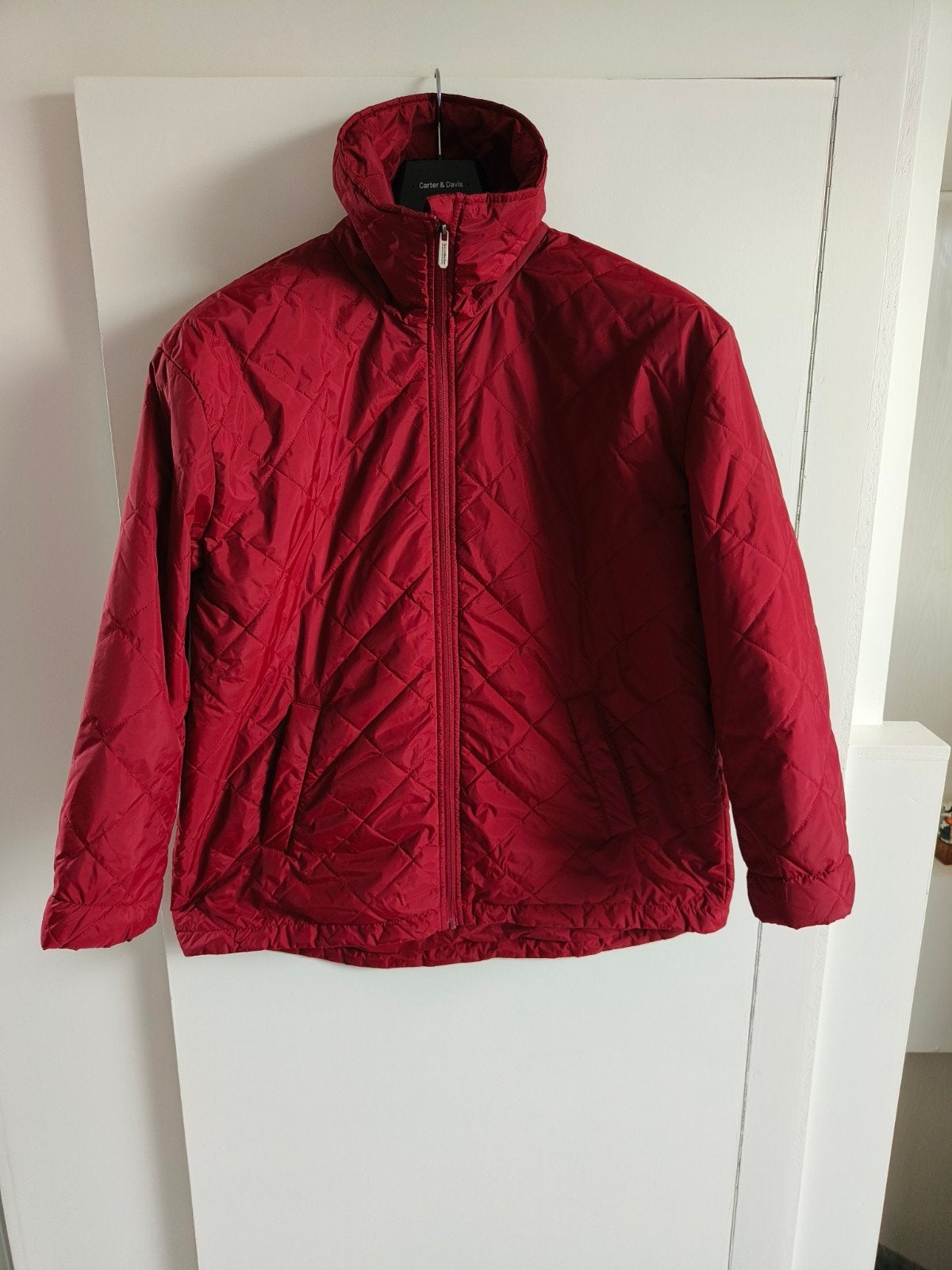 wijnrode winterjas, Maat 42/44 (L), Ophalen of Verzenden, Zo goed als nieuw, BPC