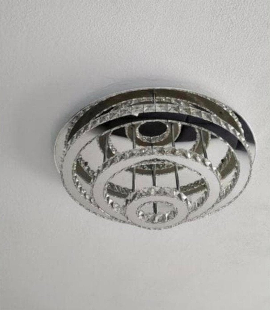 Mooie plafondlamp met 3 kleuren verlichting, Ophalen, Gebruikt