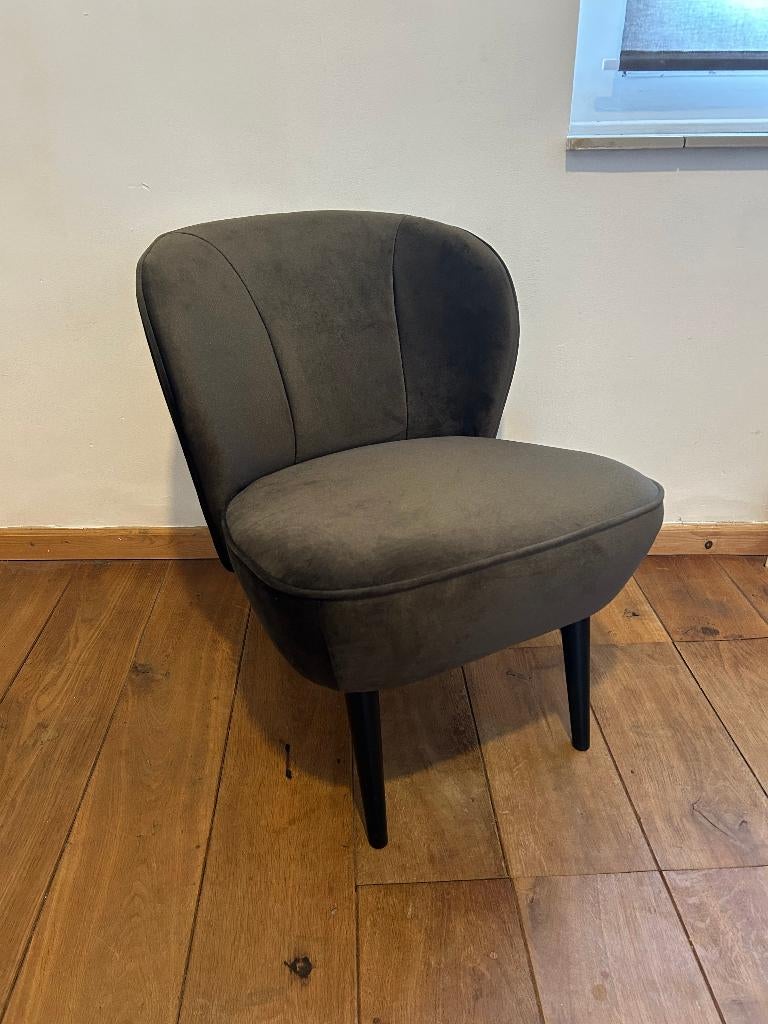 WOOOD fauteuil, Huis en Inrichting, Fauteuils, Ophalen, Minder dan 75 cm, Zo goed als nieuw, Stof