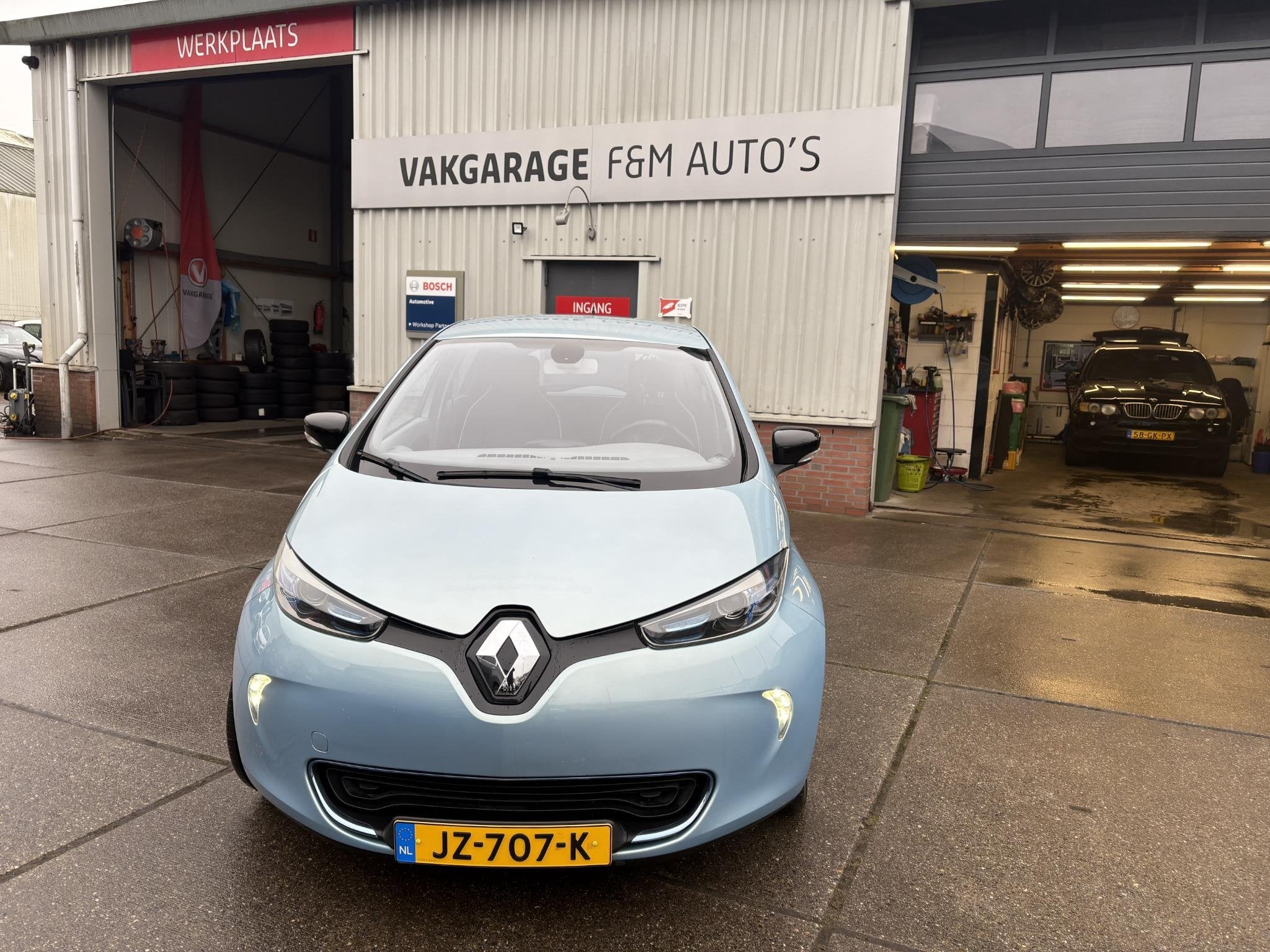 Renault ZOE Q210 Zen Quickcharge 22 kWh SoH 90.2% accu pakke, Auto's, Stof, Gebruikt, 22 kWh, Blauw