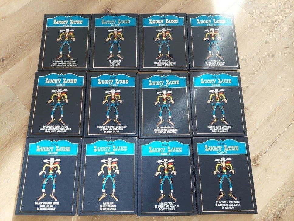 Lucky Luke Collectie Lekturama - 12 boeken, 36 titels, Meerdere stripboeken, Ophalen, Gelezen, Morris