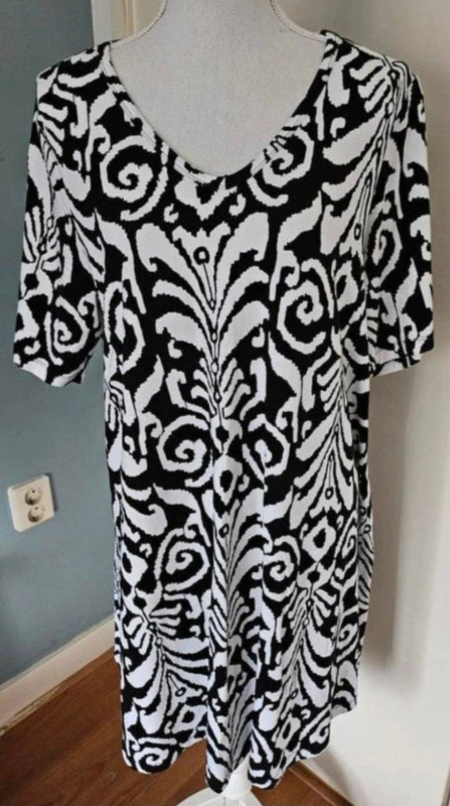 Zwart wit tuniek, merk Yesta - maat XL, nieuw, Kleding | Dames, Blouses en Tunieken, Nieuw, Maat 46/48 (XL) of groter, Meerkleurig