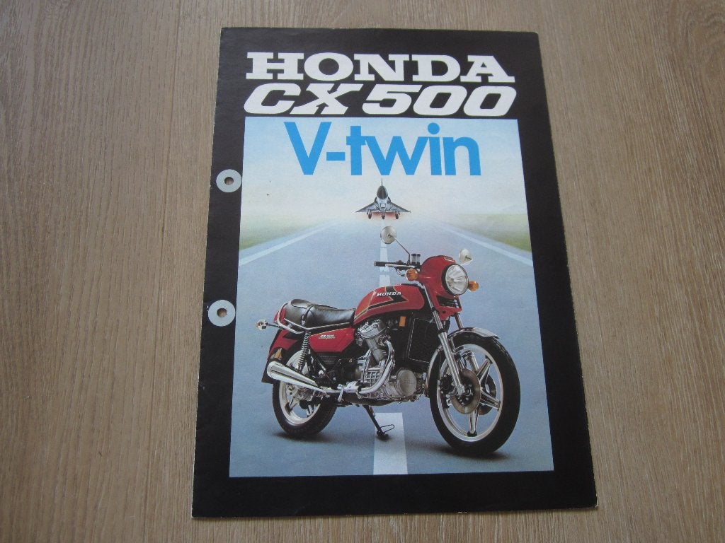 Honda CX 500 brochure folder 1978 ?, Motoren, Ophalen of Verzenden, Honda