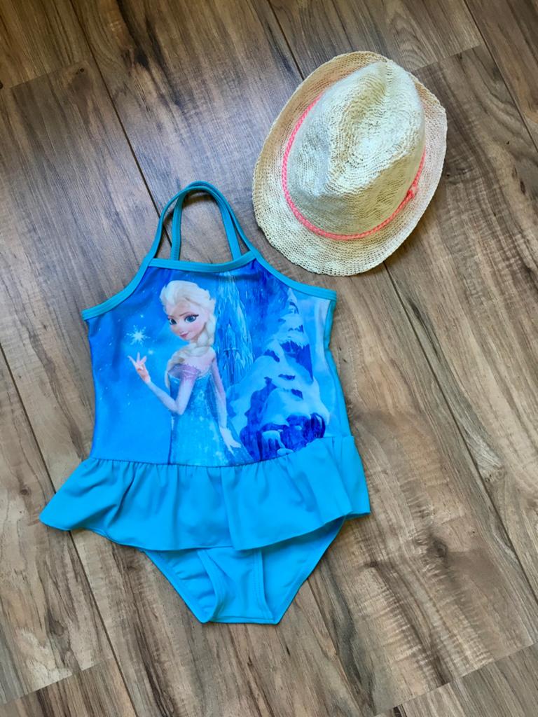 Nieuw Elsa badpak Frozen maat 104-110, Kinderen en Baby's, Maat 104, Meisje, Badpak, Nieuw