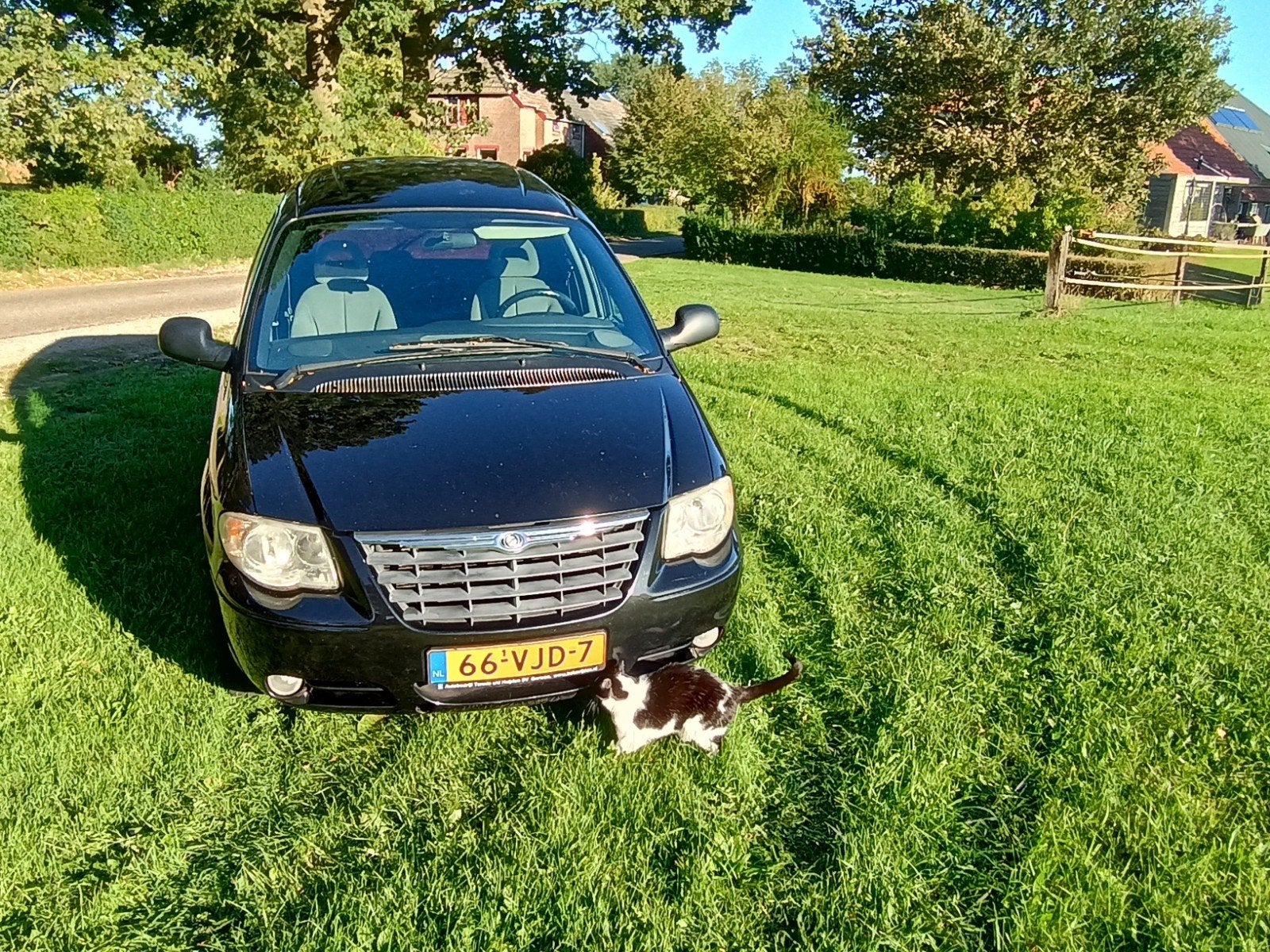 Chrysler Voyager 2.4 I HR 2007, Auto's, Voorwielaandrijving, 450 kg, 4 cilinders, Zwart