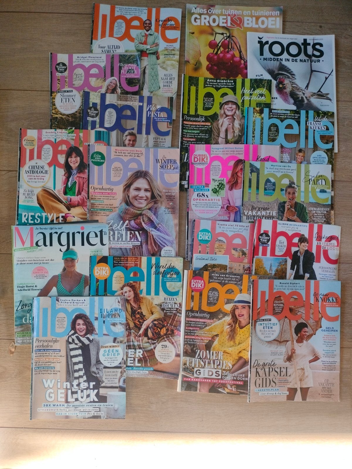 18x tijdschriften, Libelle en Margriet, Ophalen of Verzenden, Zo goed als nieuw, Damesbladen