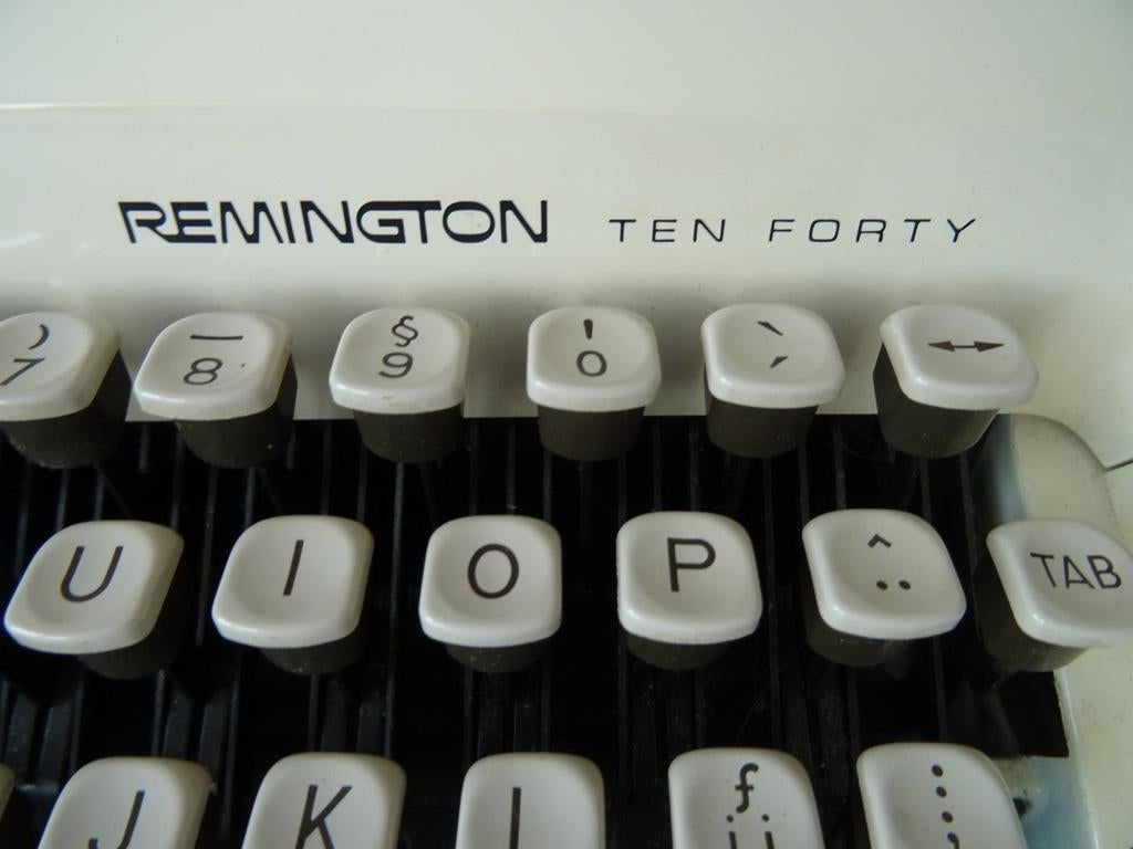 Vintage typemachine Remington Ten Forty typemachine 1970, Diversen, Typemachines, Gebruikt, Remington, Onbekend, Ophalen of Verzenden
