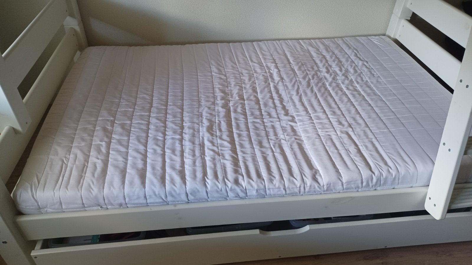 twijfelaarsmatras 120x200x14 cm, Huis en Inrichting, Slaapkamer | Bedden, Ophalen, Wit, Nieuw, Twijfelaar