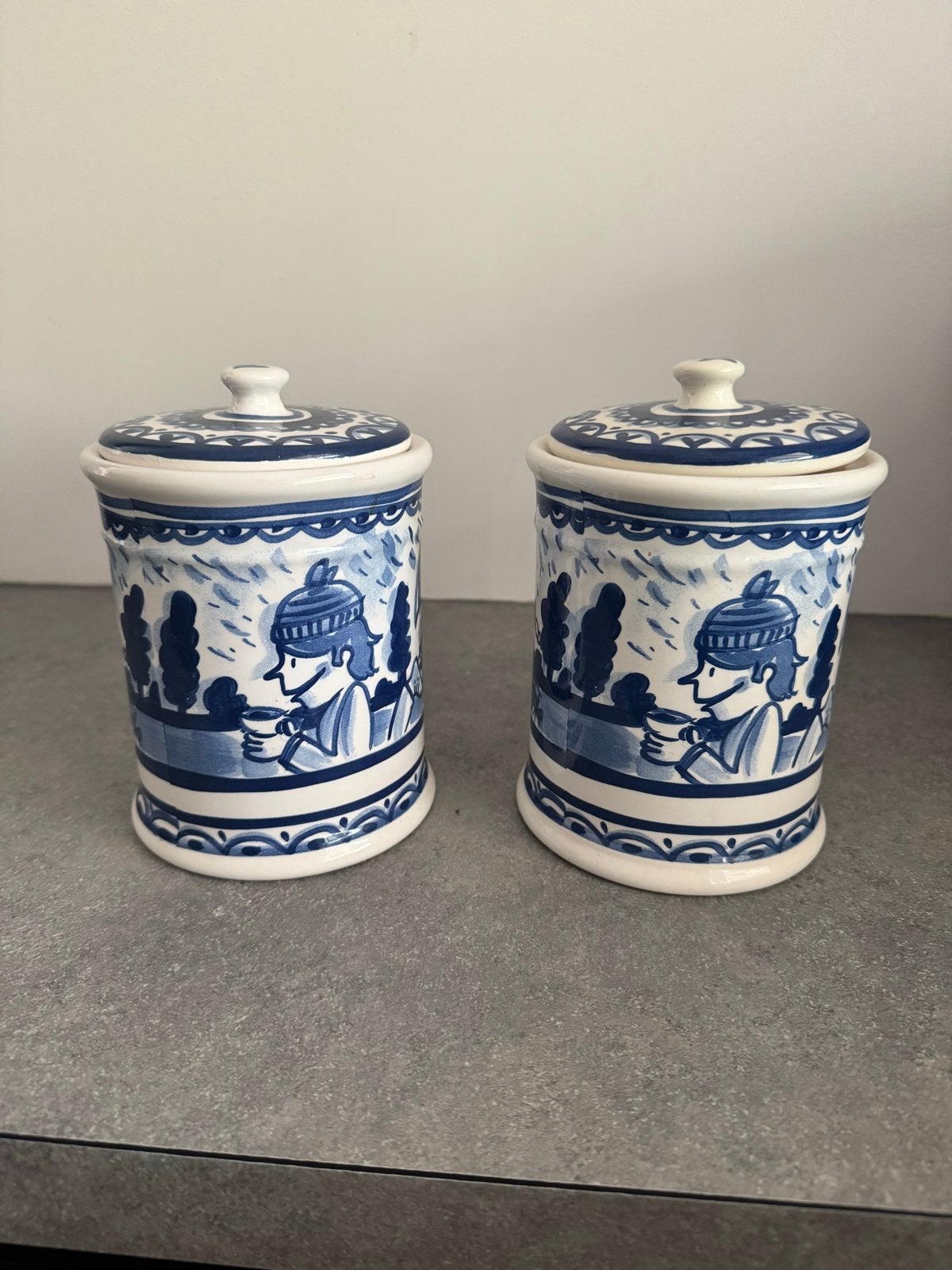 Blond Amsterdam Delfts Blauw Voorraadpotten Set, Ophalen