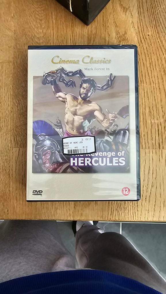 The Revenge of Hercules DVD - Cinema Classics, Vanaf 12 jaar, Ophalen of Verzenden, Nieuw in verpakking