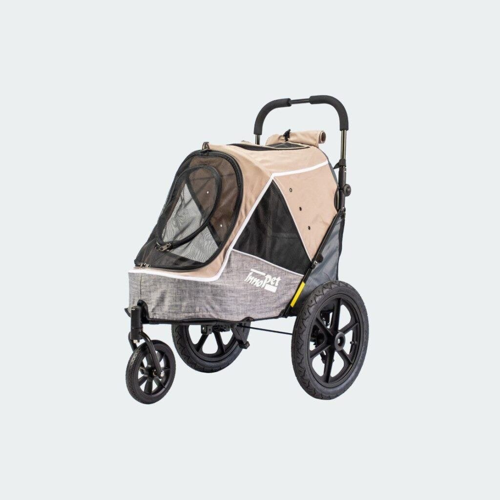 InnoPet Sporty Evolution Beige – buggy + fietskar, z.g.a.n., Dieren en Toebehoren, Honden-accessoires, Innopet, Ophalen, Zo goed als nieuw