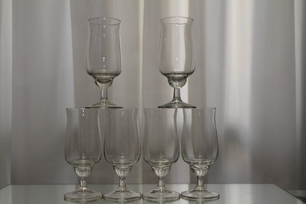 Set bierglazen van het servies Ambassador van Leerdam, Antiek en Kunst, Ophalen of Verzenden