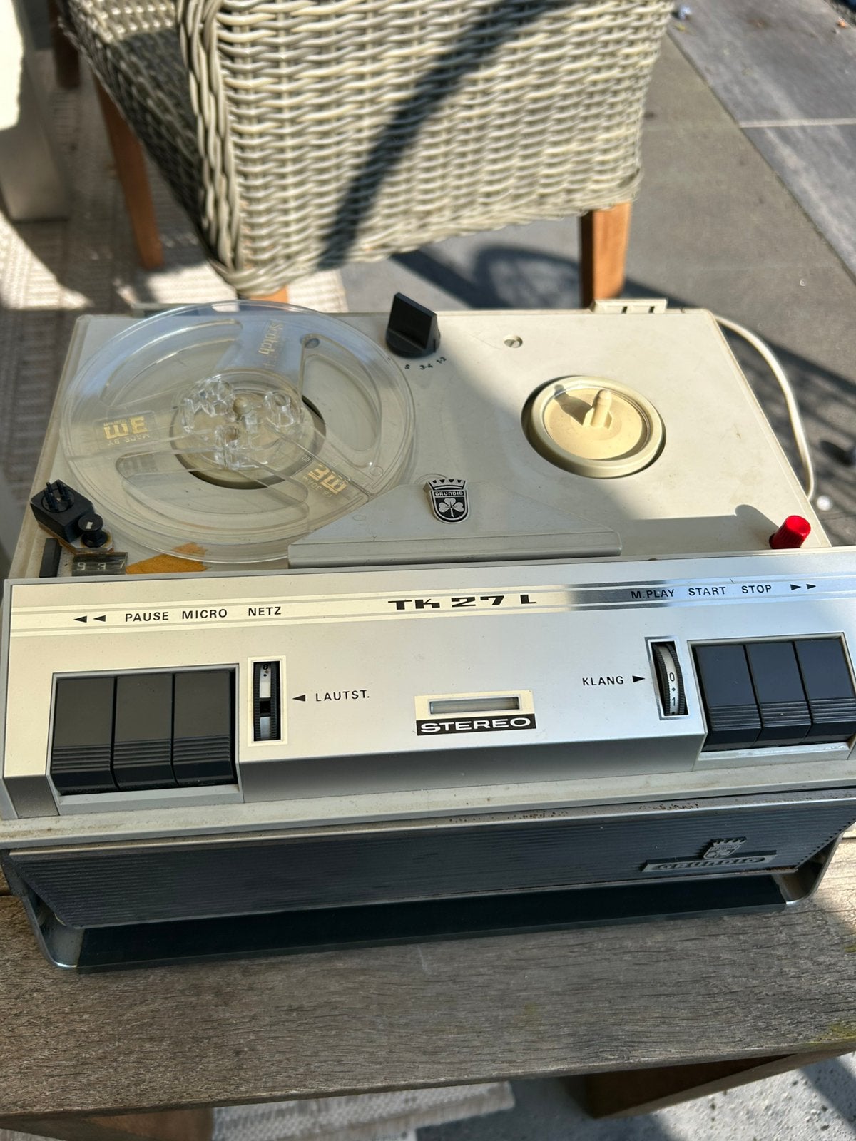 Grundig bandrecorder tk 27 L, Audio, Tv en Foto, Bandrecorders, Ophalen, Bandrecorder