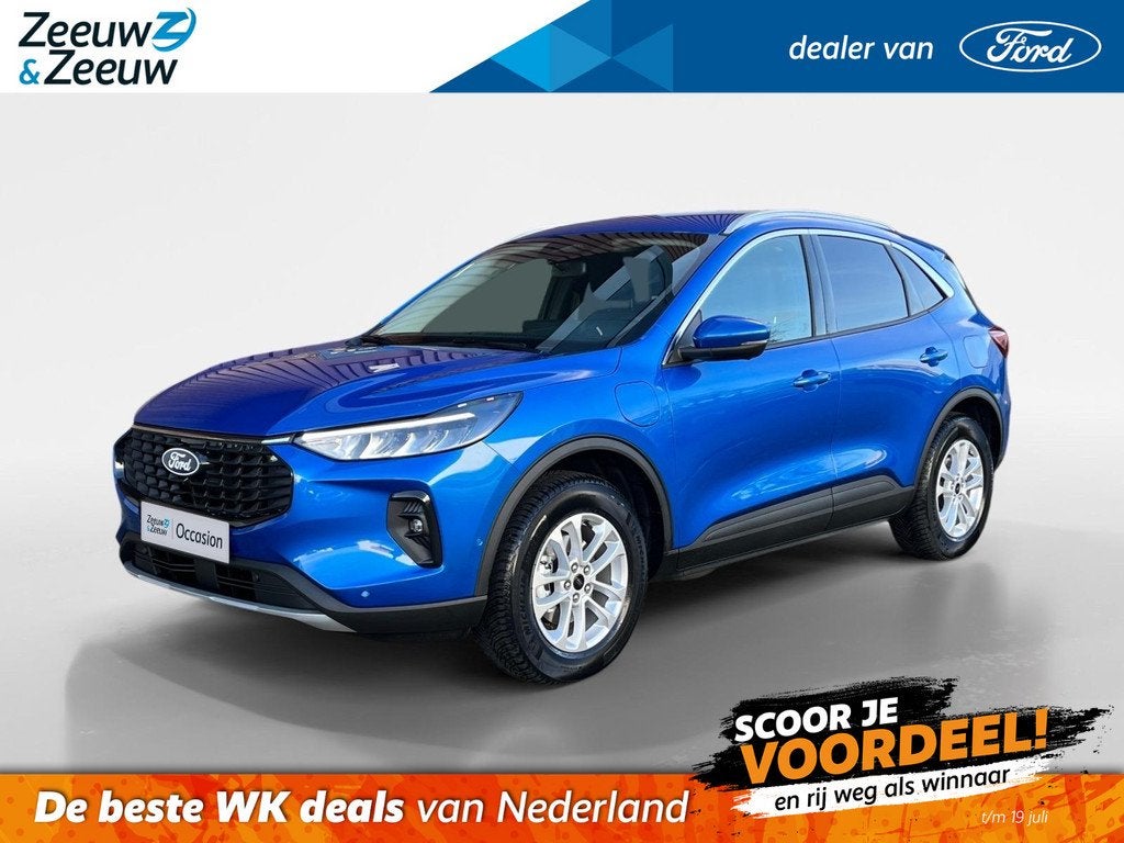 Ford Kuga 2.5 PHEV Titanium | Te Bestellen | Actiekorting to, Auto's, Ford, 12 maanden, 4 cilinders, Blauw, Plug-in hybride