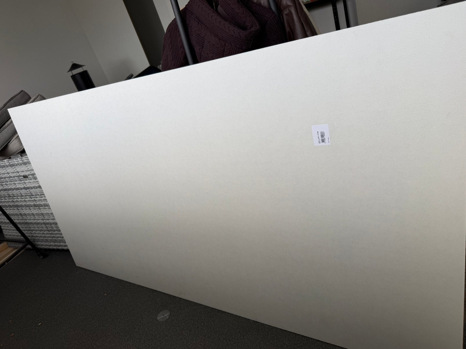 Mdf plaat, Ophalen, Nieuw