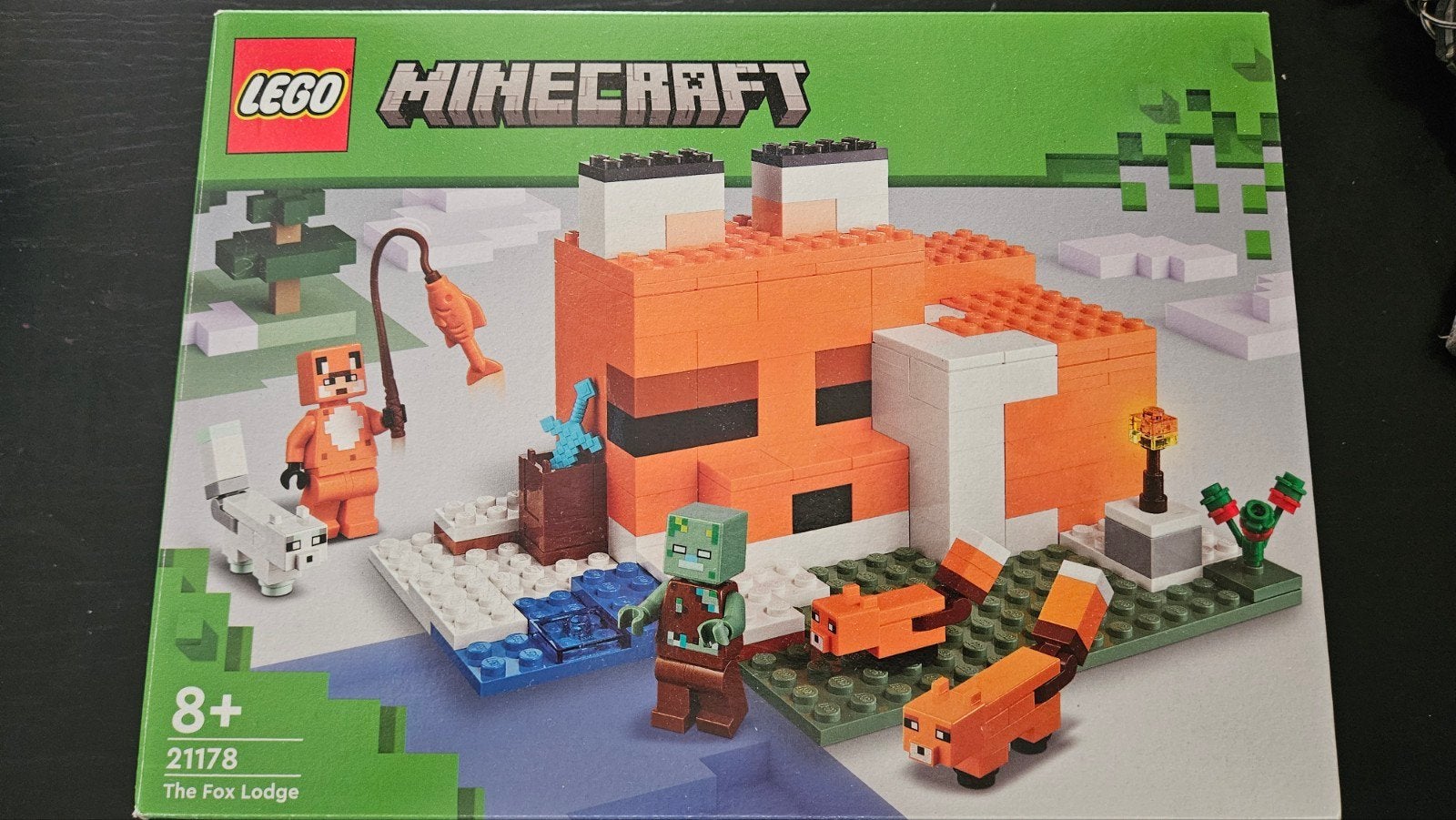 Lego Minecraft De Vossenlodge 21178, Compleet, Minecraft, Lego, Ophalen of Verzenden