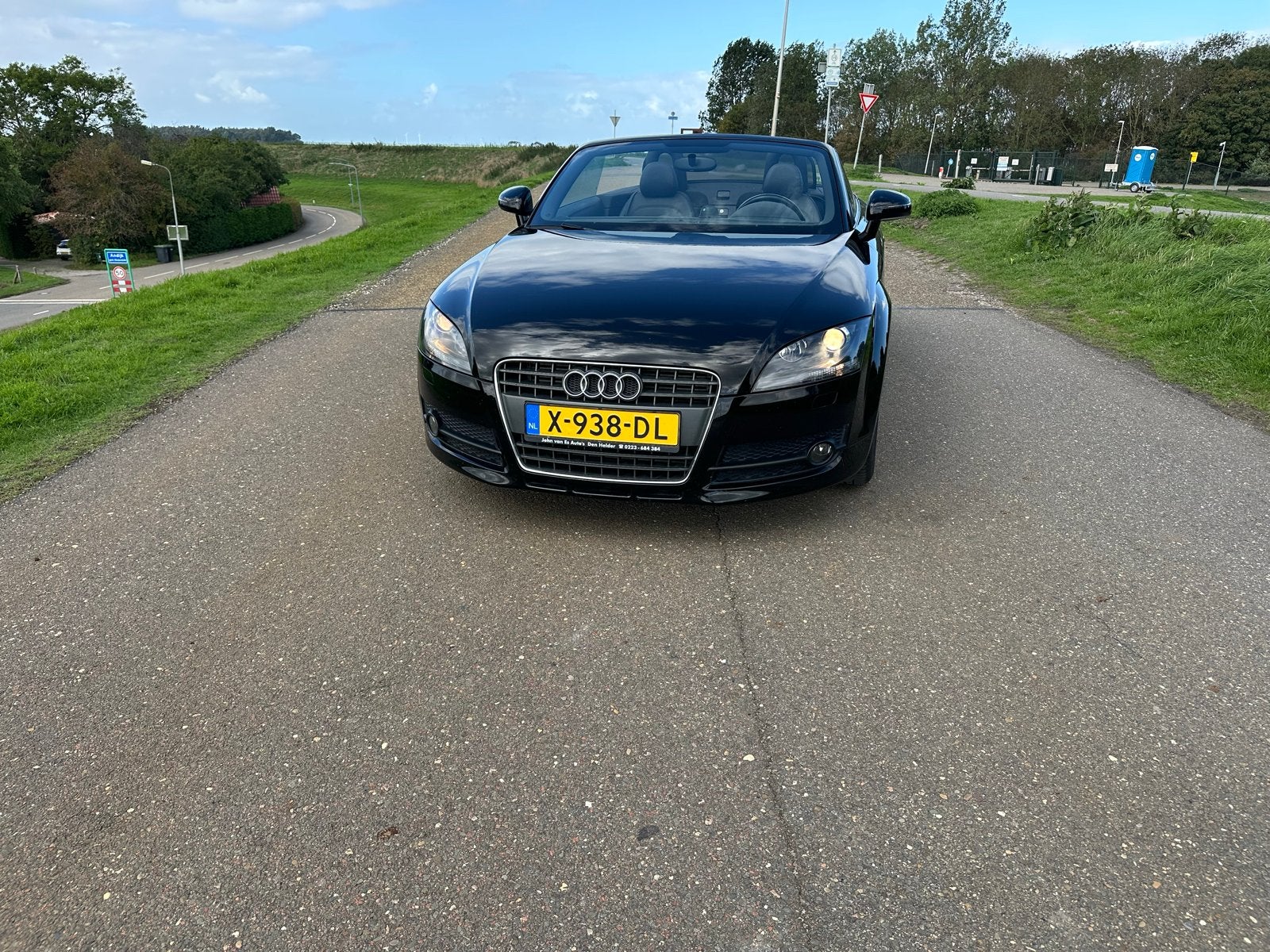 Audi TT Cabrio 1.8 TFSI – 2008 – Zwart – Goed onderhouden, Auto's, Voorwielaandrijving, TT, Zwart, 4 cilinders