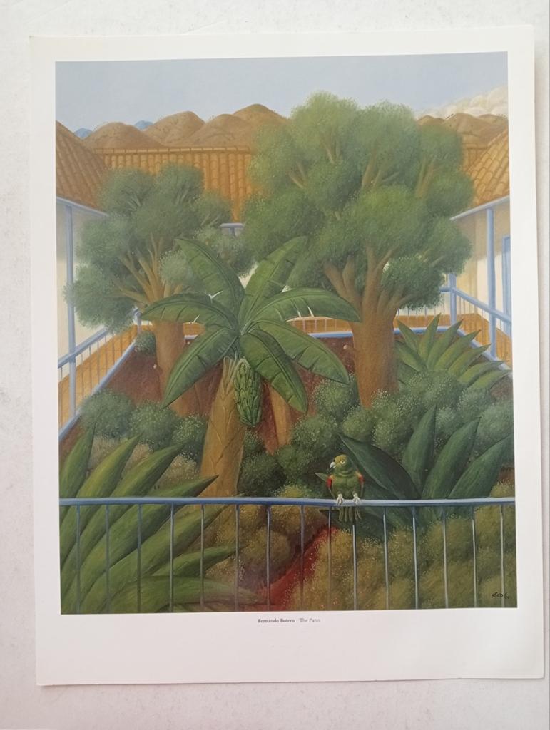 Fernando Botero print Landschap, Ophalen of Verzenden