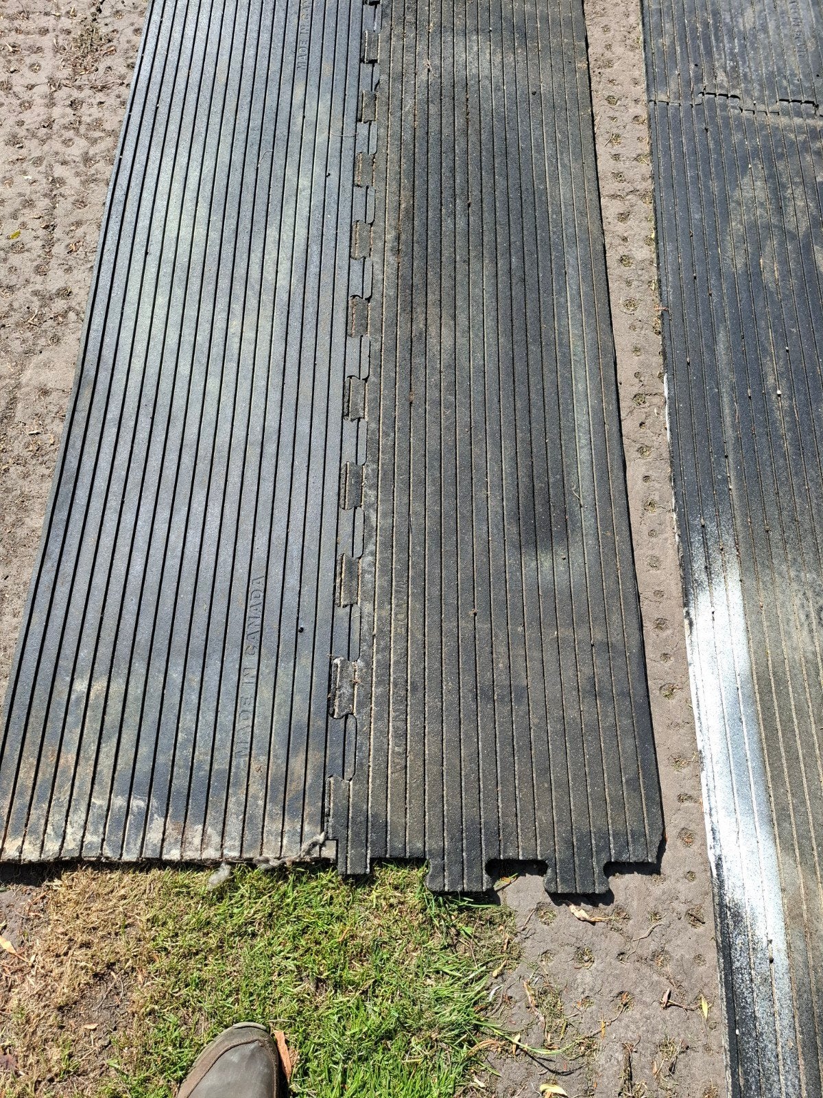 Mooie rubberen matten kunnen in elkaar 2 delen  90-180, Ophalen of Verzenden