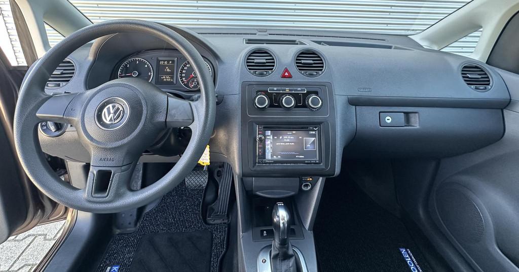 Volkswagen Caddy 1.6 TDI Maxi Bruin metalic DSG automaat MAR, Euro 5, Gebruikt, Zwart, 4 cilinders