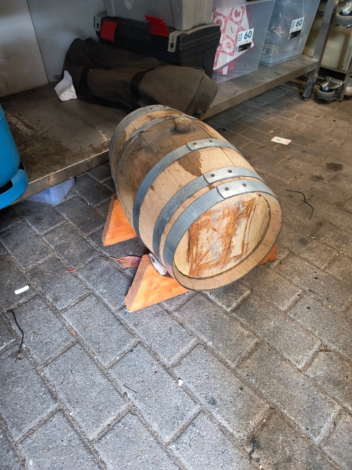 whisky vat 30 liter, Ophalen, Gebruikt, Met kraantje, Minder dan 75 liter