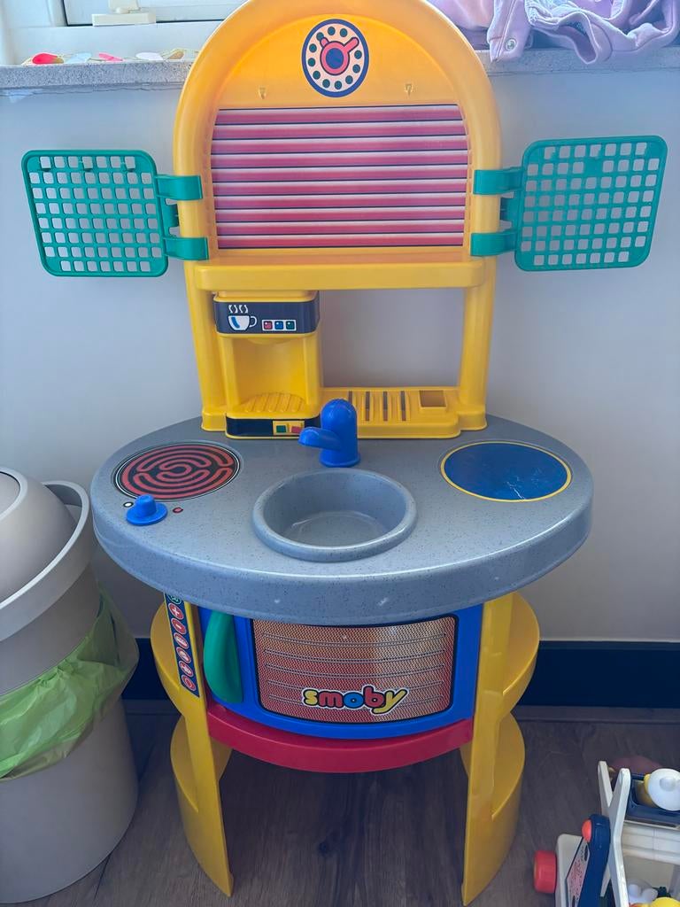 Smoby Kinder Keukentje - Plastic Speelkeuken, Kinderen en Baby's, Speelgoed | Speelkeukens, Ophalen, Gebruikt, Kunststof, Speelkeuken