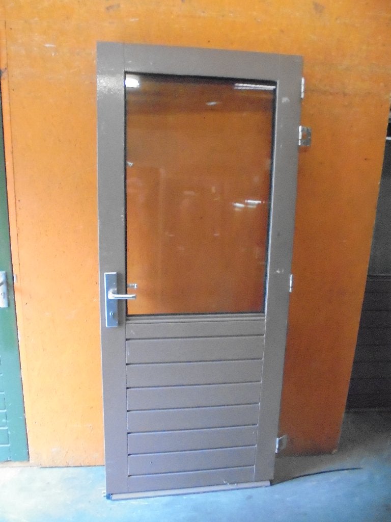 Diverse buitendeuren / schuurdeuren, ca. 88 x 211,5, Ophalen, 80 tot 100 cm, 200 tot 215 cm, Glas