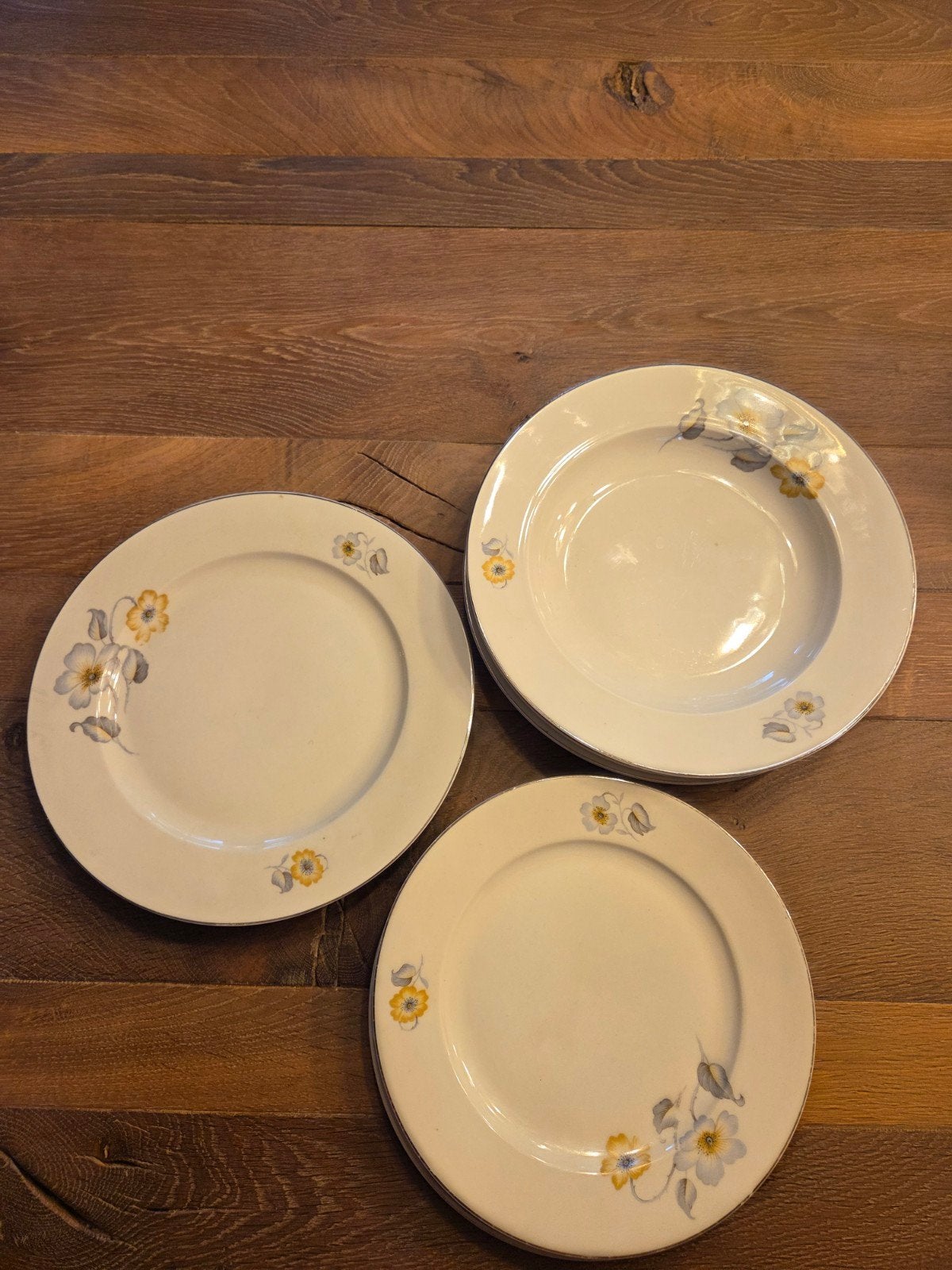 Vintage Arzberg porseleinen borden met bloemmotief, Ophalen of Verzenden