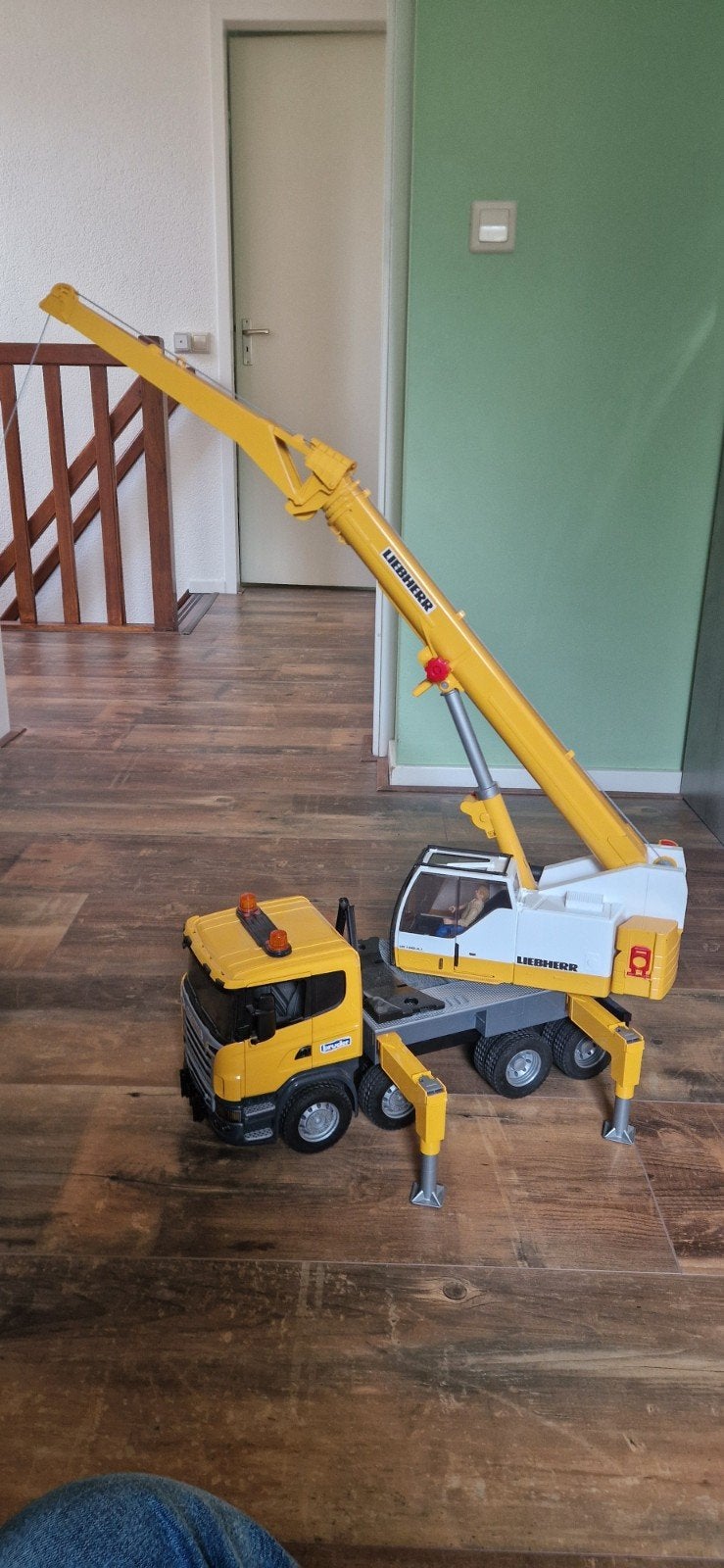 Bruder Liebherr Kraanwagen Speelgoed, Ophalen, Zo goed als nieuw