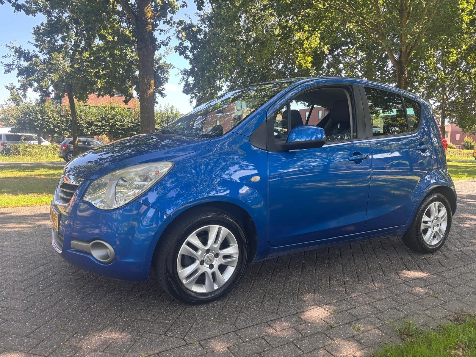 Opel Agila 1.0 Edition (bj 2012), Euro 5, Gebruikt, 31 €/maand, Blauw