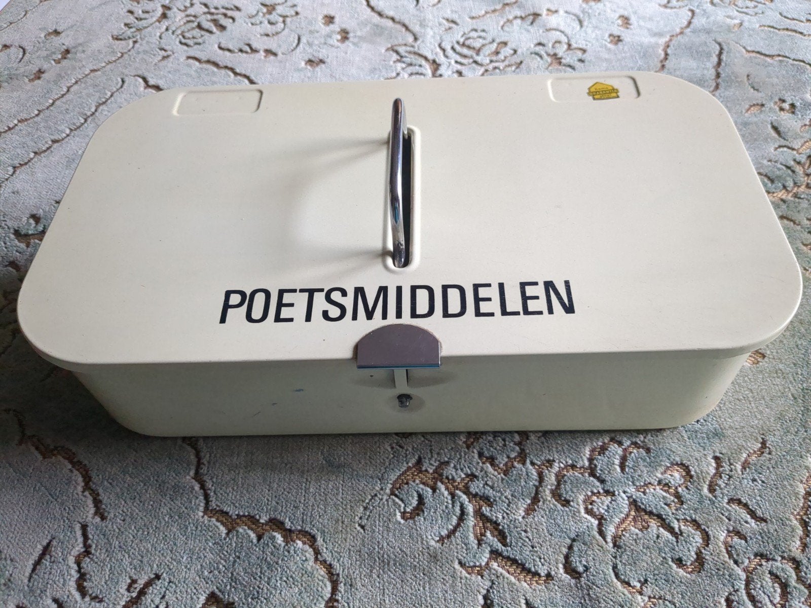 Vintage Brabantia poetsmiddelen kist - Made in Holland, Ophalen