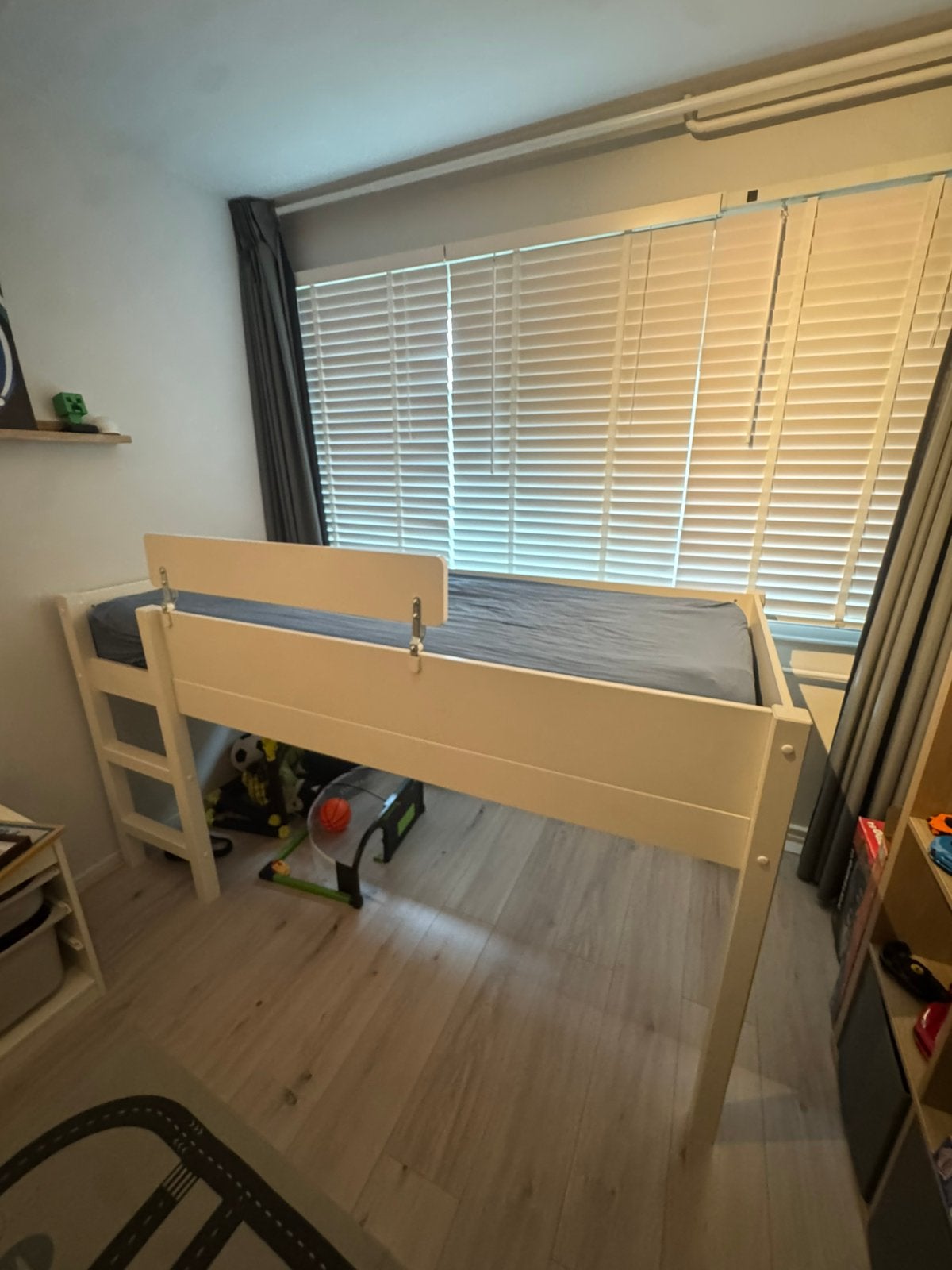 Halfhoog slaper, Kinderen en Baby's, Kinderkamer | Stapelbedden en Hoogslapers, Ophalen, Gebruikt, Halfhoogslaper