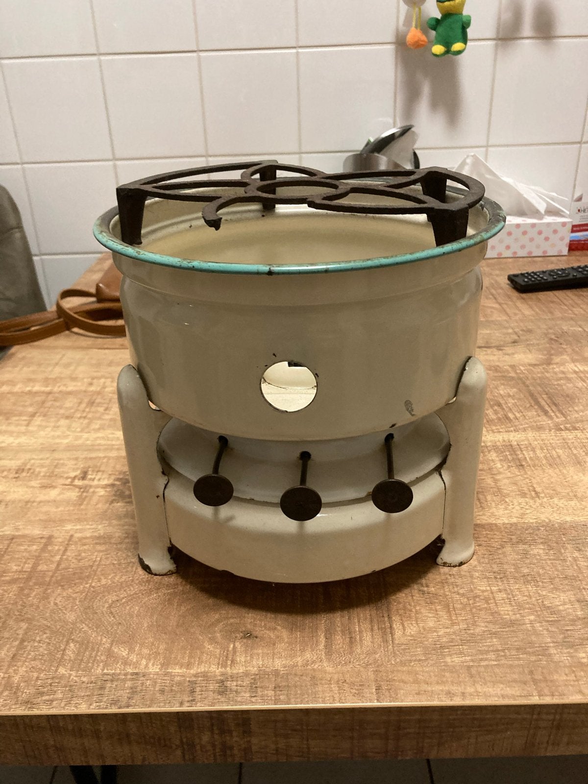 Vintage Petroleumstel - Beschadigd, Ophalen