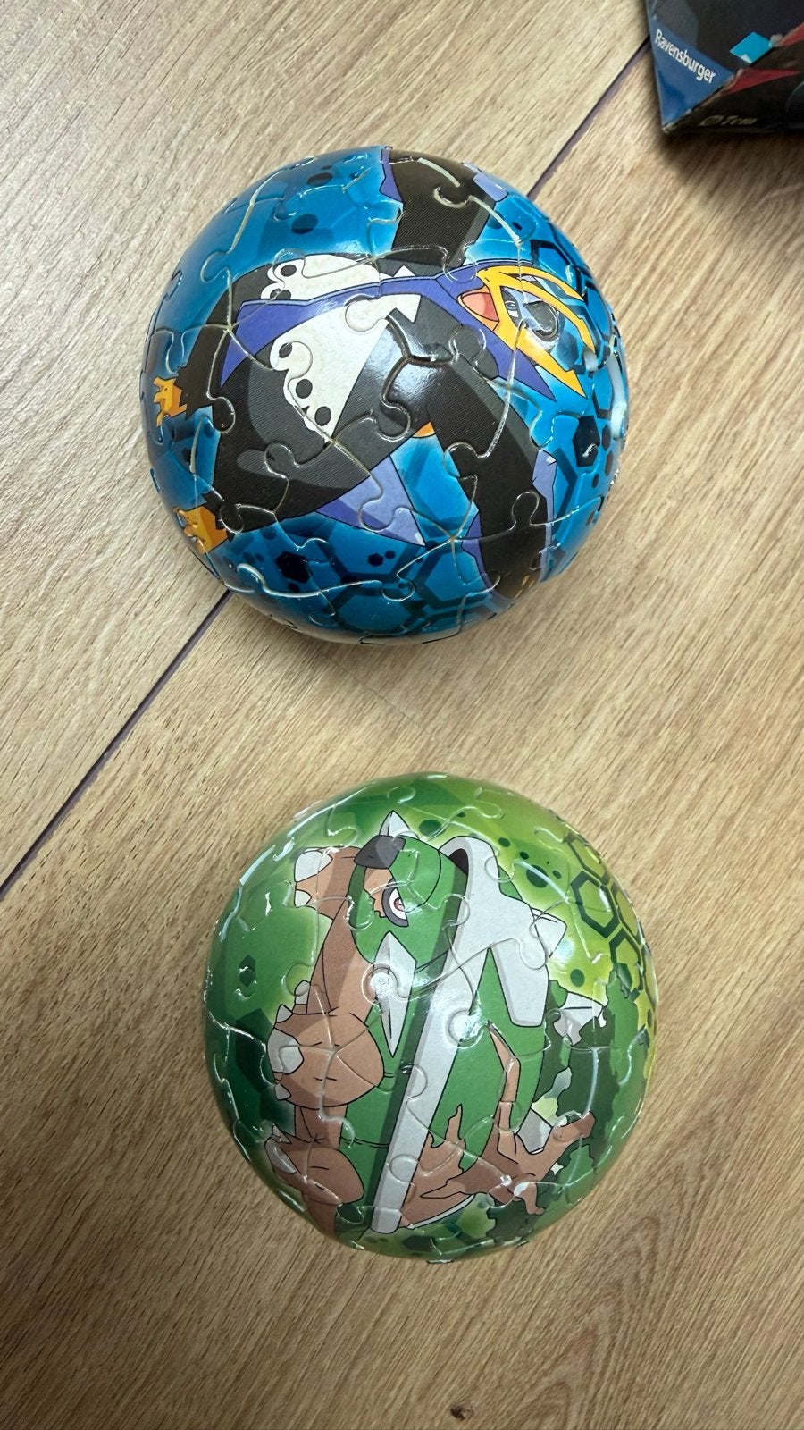 2x Ravensburger Pokémon 3D Puzzleball - 60 stukjes, Ophalen of Verzenden, Gebruikt, Bouwen