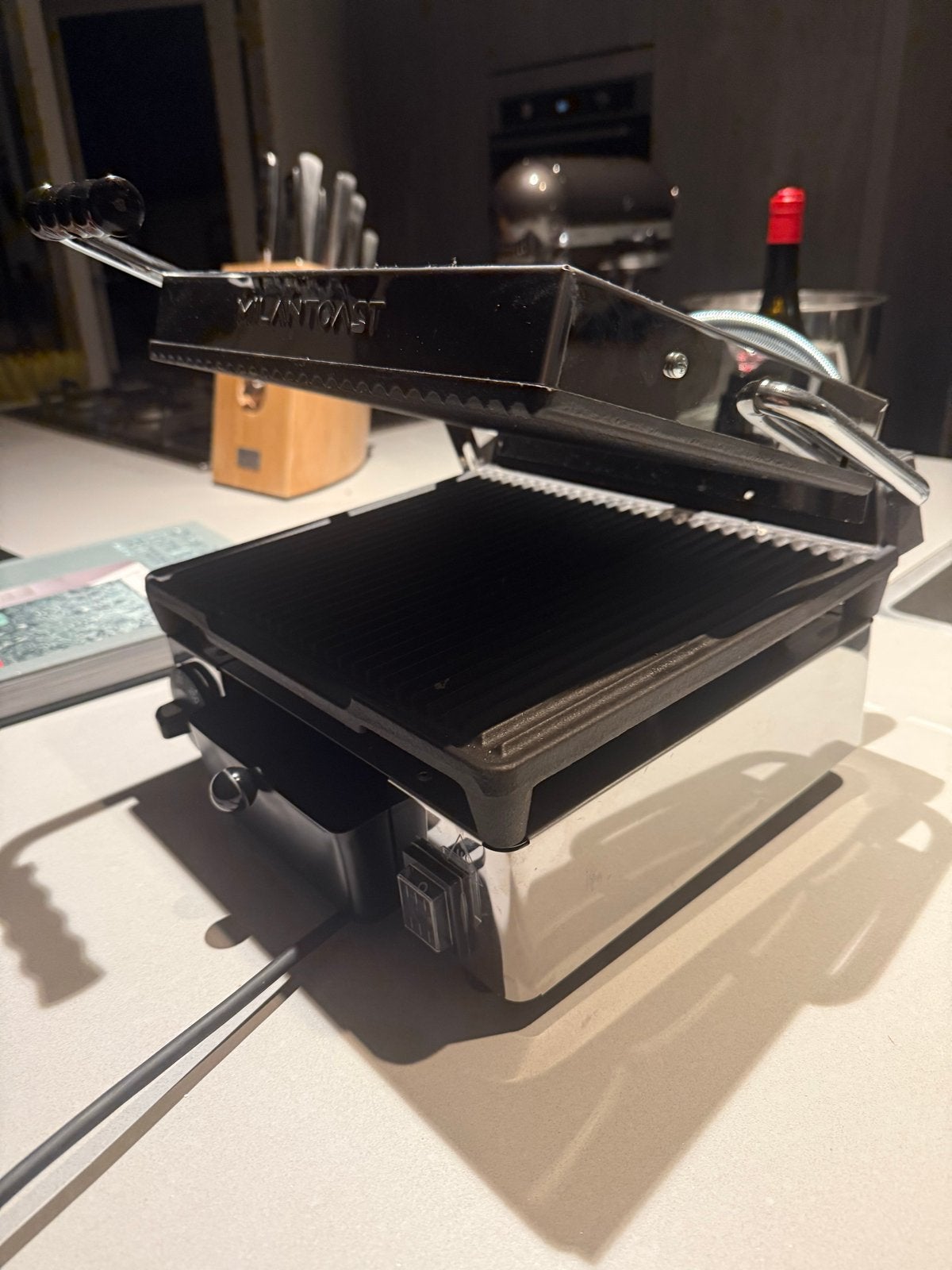 Professionele Panini Grill / Tosti-ijzer - Milan Toast, Ophalen of Verzenden, Gebruikt