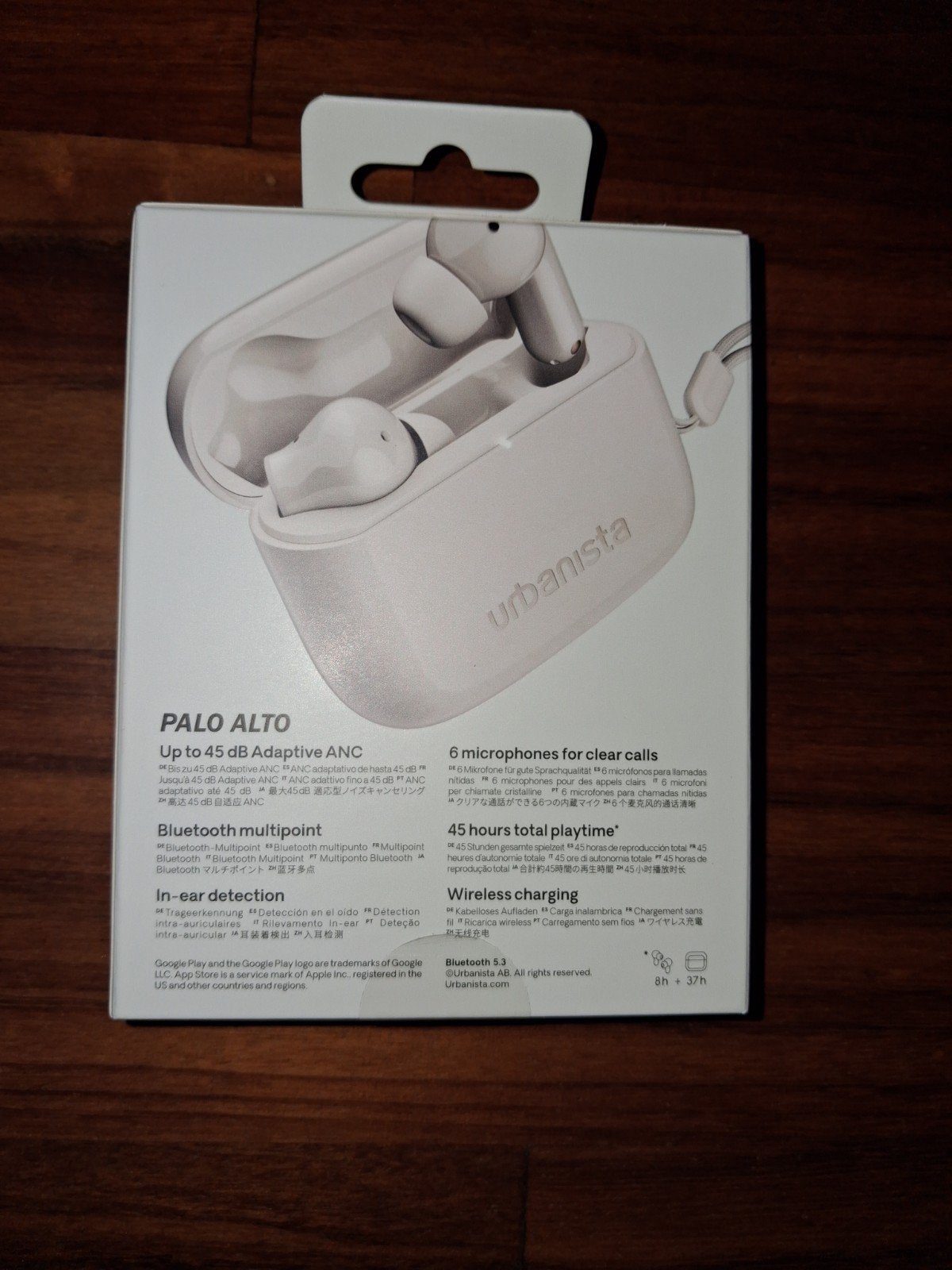Urbanista Palo Alto witte draadloze oordopjes koptelefoon, Ophalen of Verzenden, Nieuw, Overige merken, Bluetooth