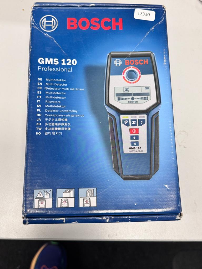 Bosch GMS 120 Professional Multidetector - Zo goed als nieuw, Doe-het-zelf en Verbouw, Meetapparatuur, Verzenden, Zo goed als nieuw