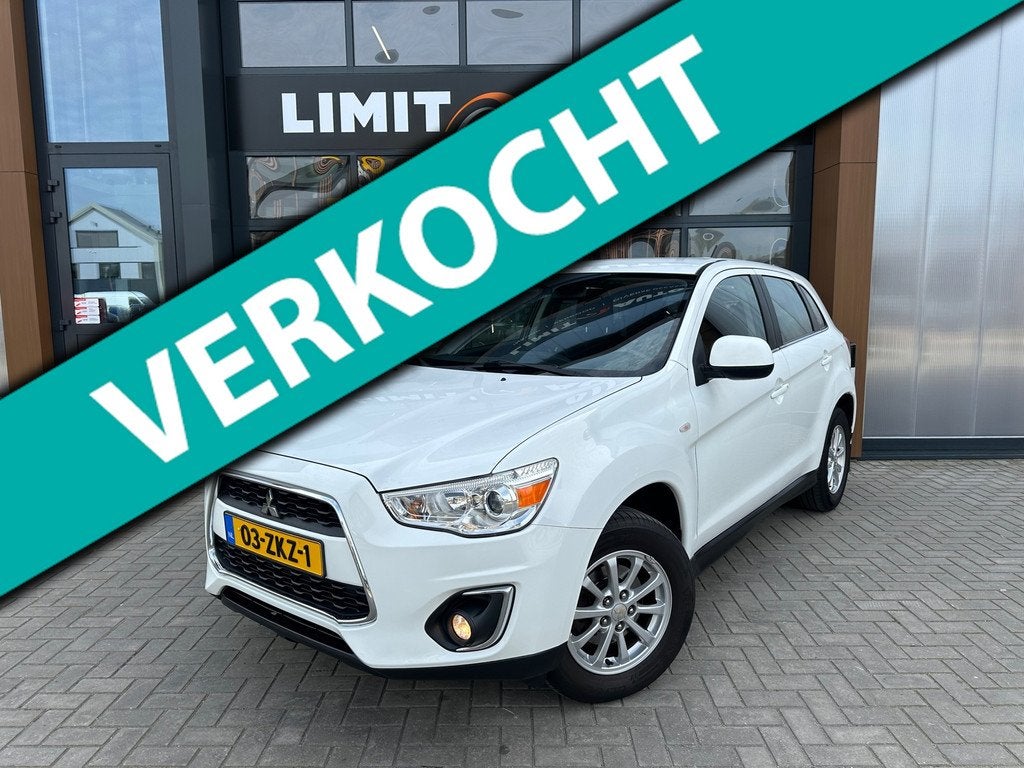 Mitsubishi ASX 1.6 Cleartec Invite 1e.Eig/Airco/Cruise/El.ra, Auto's, Mitsubishi, Voorwielaandrijving, Euro 5, Stof, Gebruikt