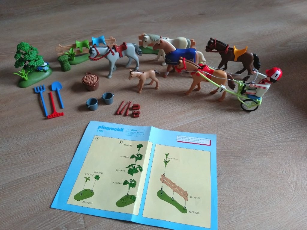 Playmobil 4188 Paardenset, Complete set, Ophalen of Verzenden, Zo goed als nieuw, Country