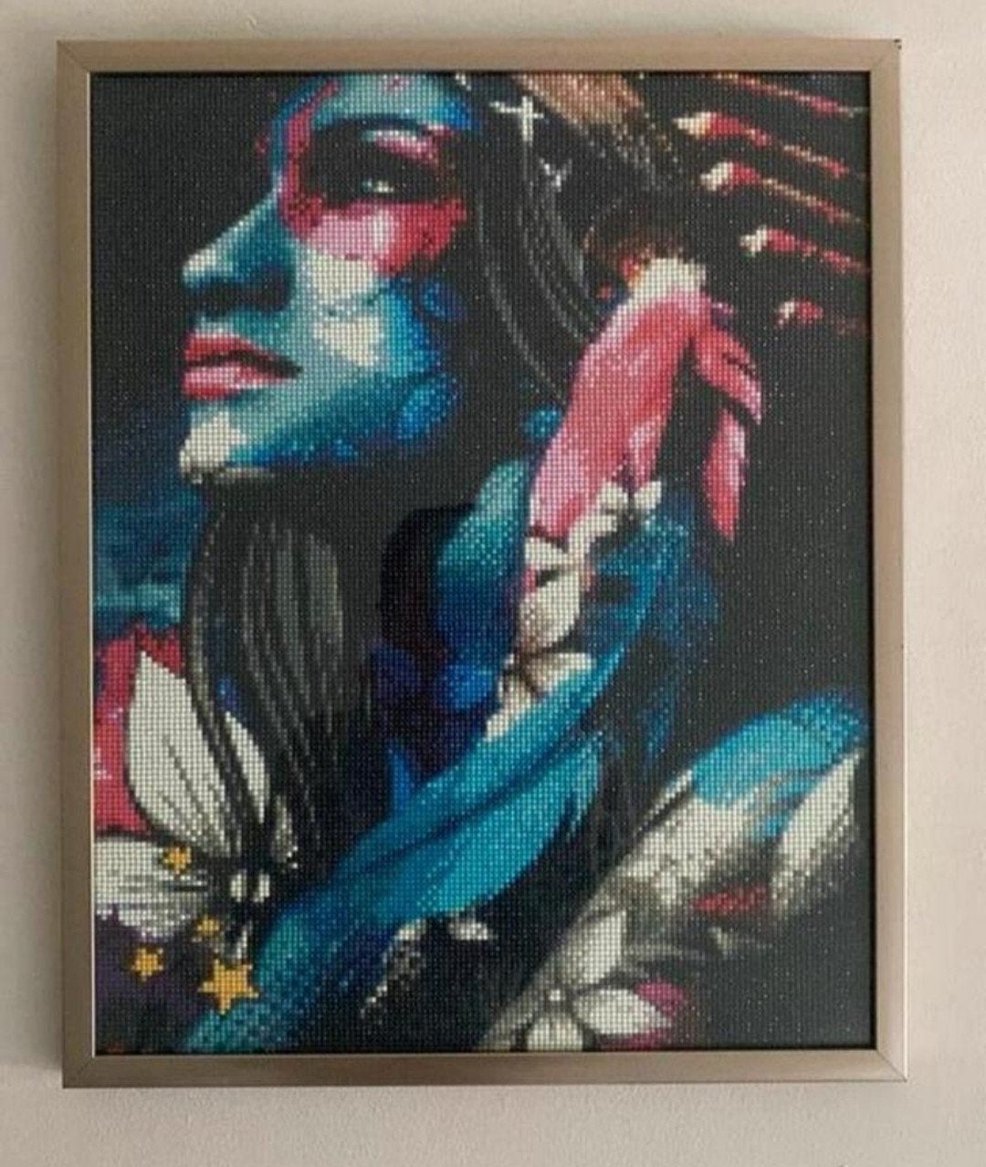 Diamond Painting Vrouw, Nieuw, Ophalen of Verzenden, Amersfoort, Schilderij