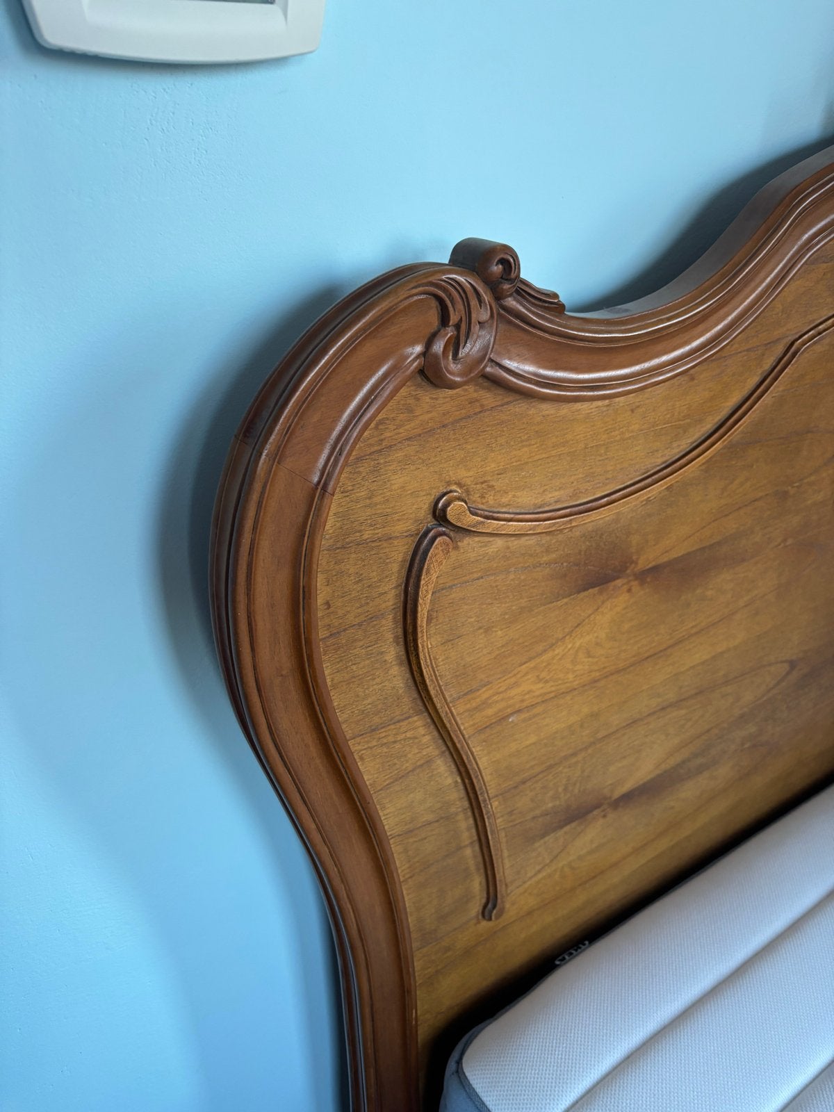 Foto 6 van Antiek Louis XIV Mahonie Bedombouw - 140x200