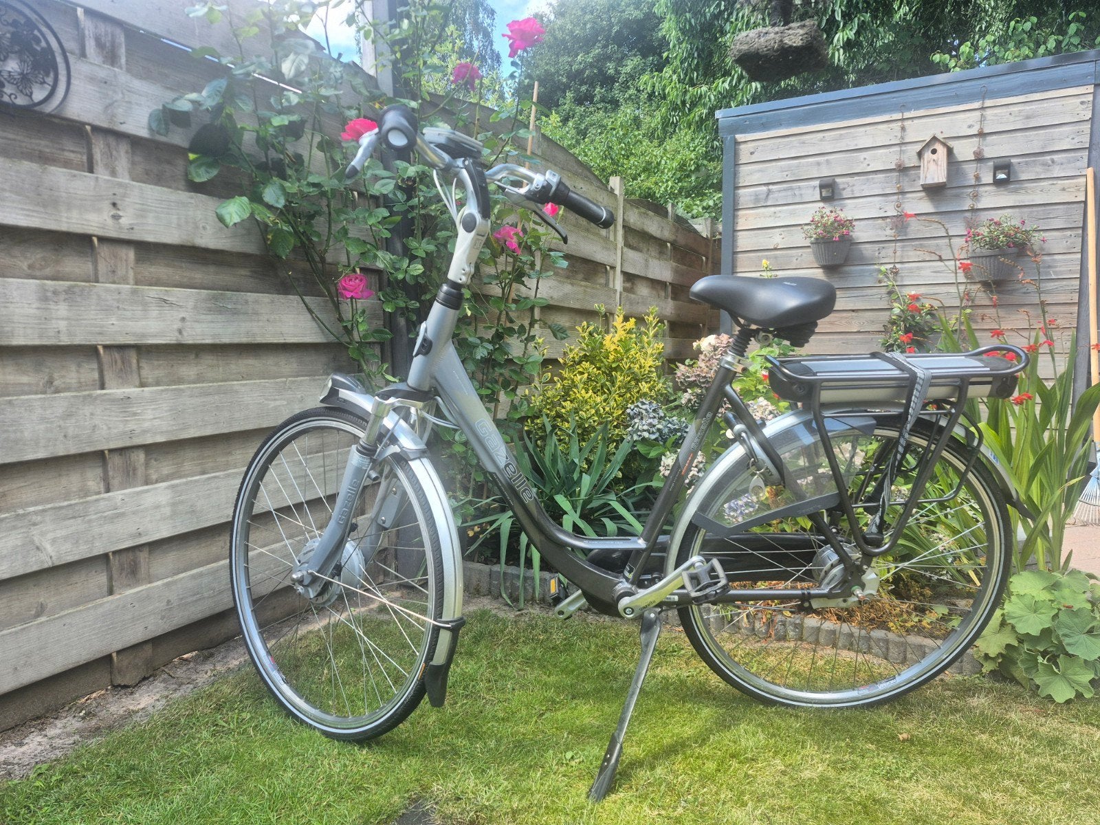Gazelle elektrische fiets - Comfortabel en betrouwbaar, Ophalen, Gebruikt, 50 km per accu of meer, 55 tot 59 cm