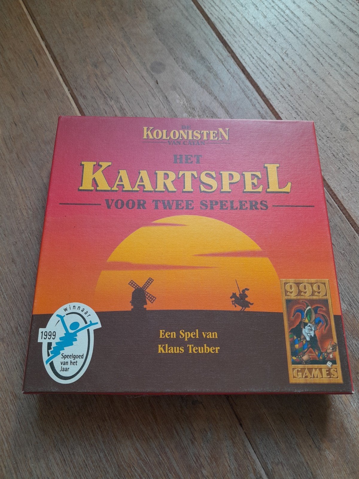 Kolonisten van Catan: Het Kaartspel voor Twee Spelers, Een of twee spelers, Ophalen of Verzenden, Zo goed als nieuw, 999 Games