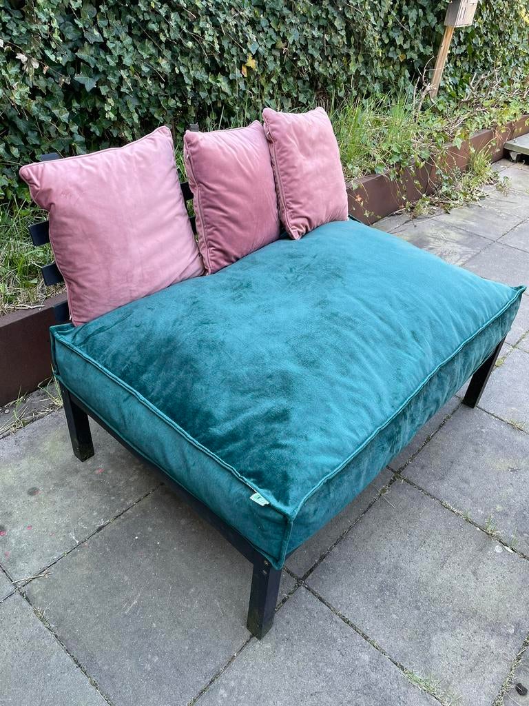 Tuinkussen palletkussen groen, Ophalen, Zo goed als nieuw
