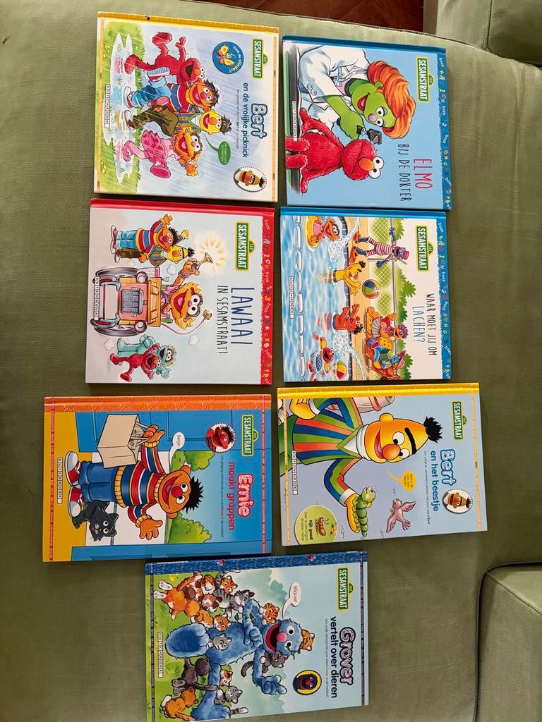 Grote collectie kinderboeken: Sesamstraat, Disney en meer, Ophalen of Verzenden, Gelezen