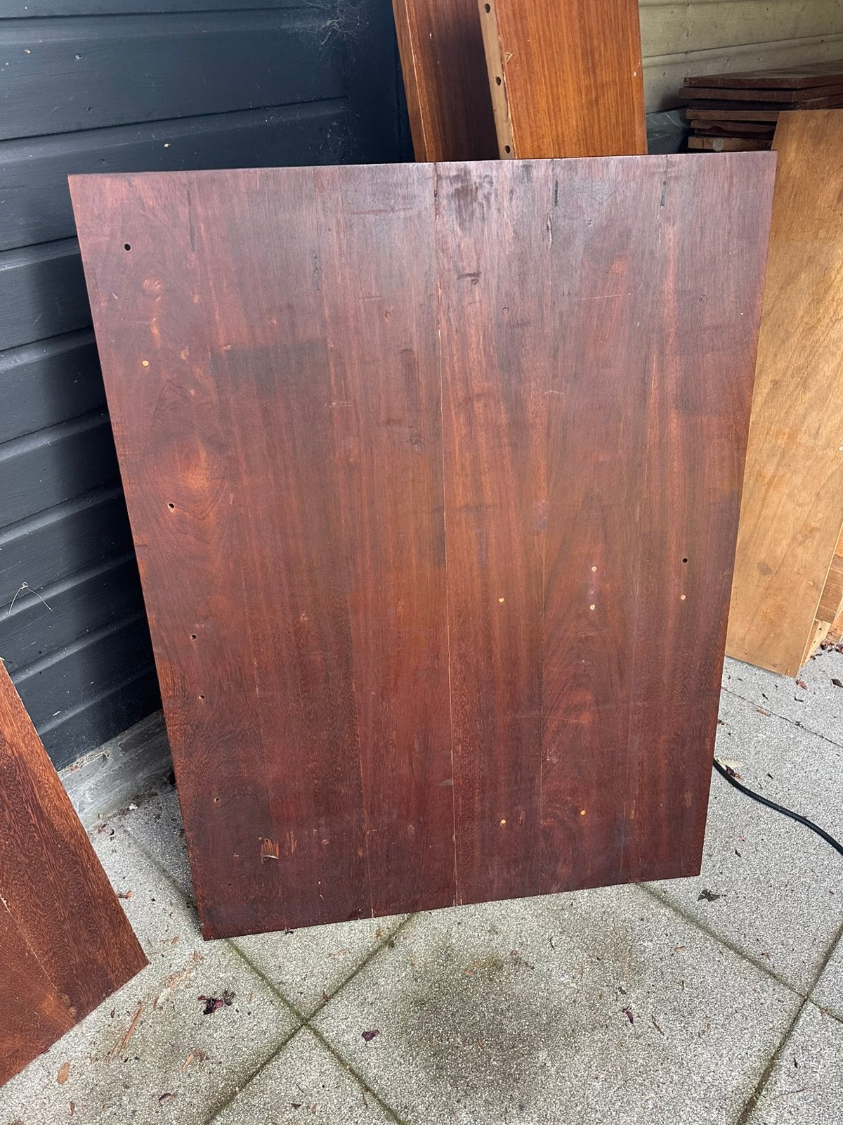 Hardhouten paneel tropische hout, Doe-het-zelf en Verbouw, Platen en Panelen, Ophalen, Zo goed als nieuw