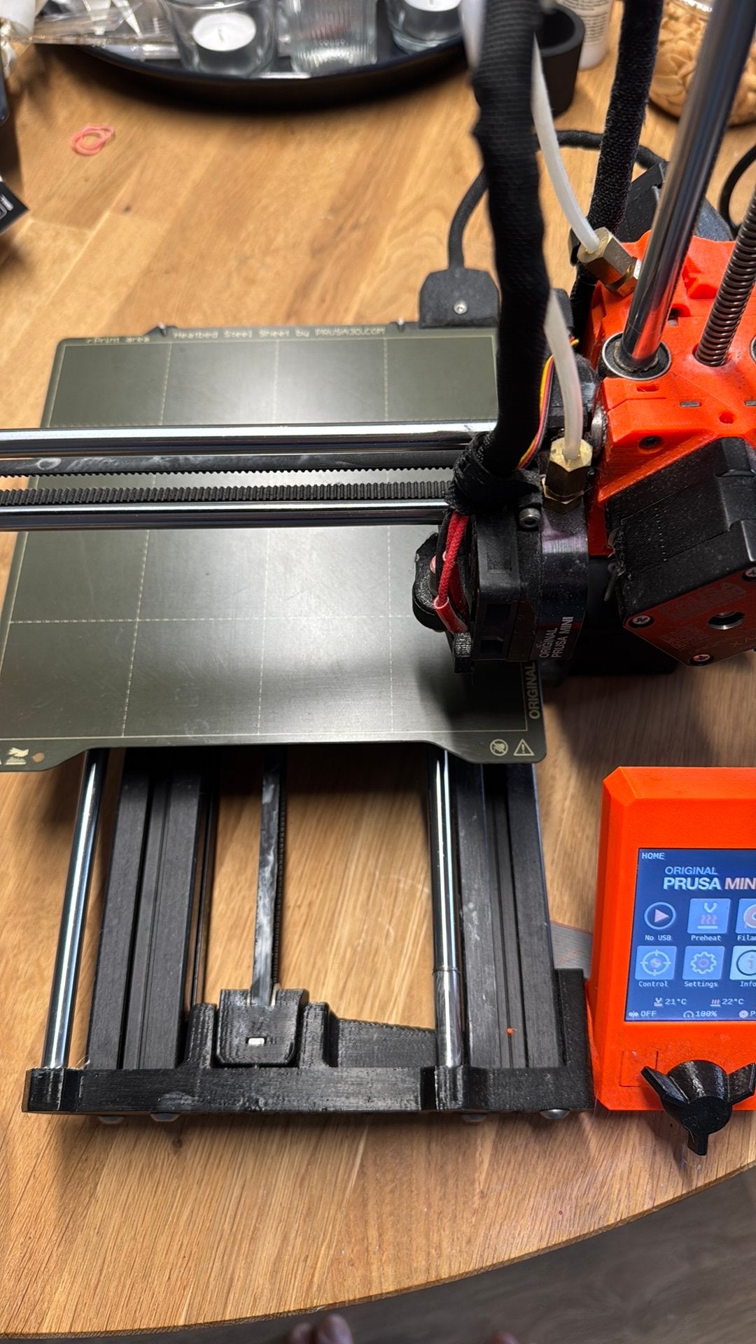 Prusa Mini 3D Printer + 2 printplaten + filament sensor, Computers en Software, 3D Printers, Ophalen, Gebruikt, Filament