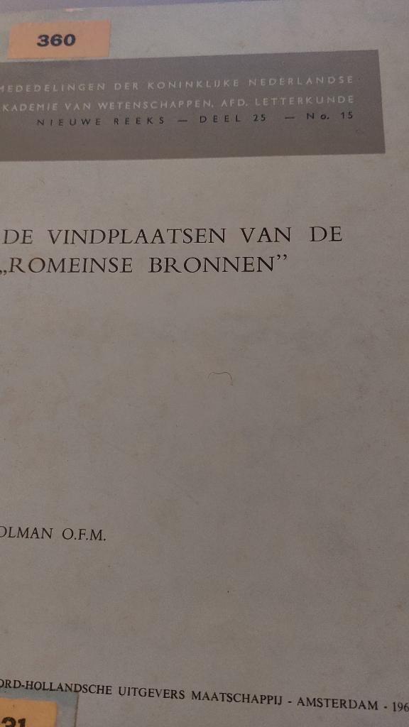 De vindplaatsen van de "Romeinse Bronnen" + romeinse besch., Gelezen, 14e eeuw of eerder, Europa, Ophalen of Verzenden