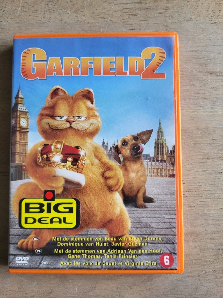 DVD Garfield 2, Cd's en Dvd's, Dvd's | Kinderen en Jeugd, Zo goed als nieuw, Alle leeftijden, Ophalen of Verzenden