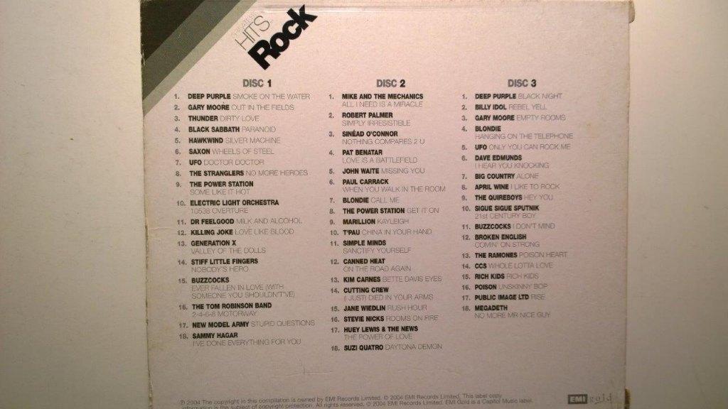 Greatest Hits Of Rock (3 CD), Ophalen of Verzenden, Zo goed als nieuw, Rock en Metal